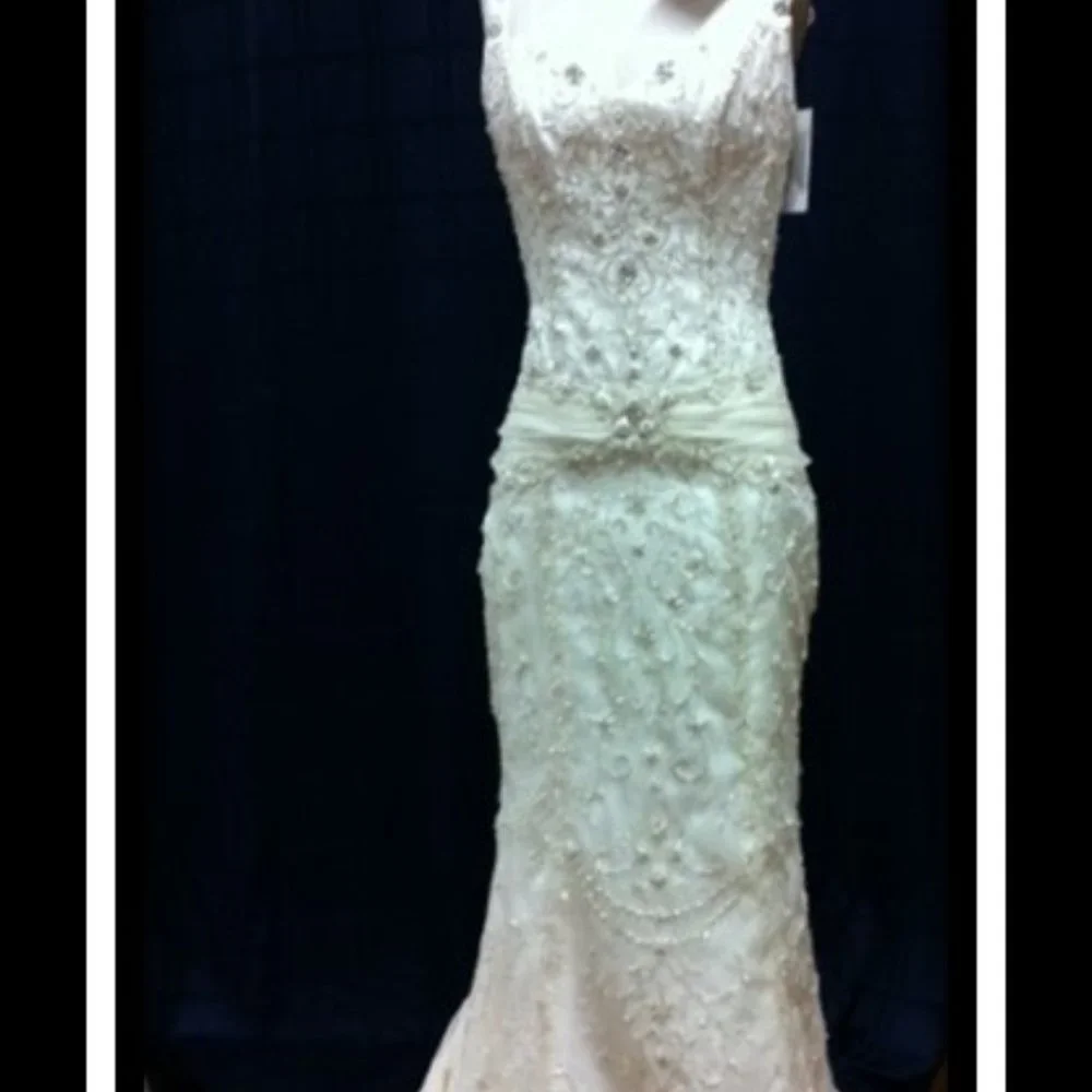 Brand NWT * James Clifford Bridal Gown Size 6 - Picture 4 of 7